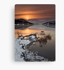 Winters Sunrise Canvas Print