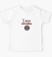 Internet memes - Not online Kids T-Shirt