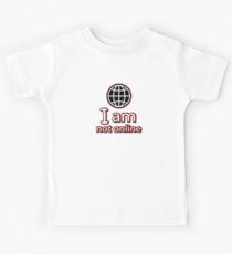 Internet memes - Not online Kids T-Shirt