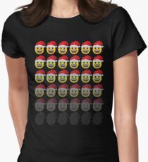 OMG Santa Coming Fitted T-Shirt