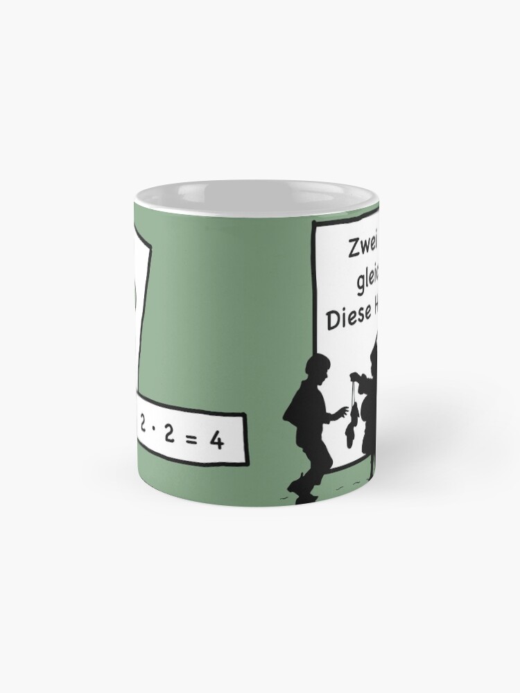 Alternate view of Cocoa with brains | 2x2 comprehend and keep with learning cups at breakfast | 1 Times Square Numbers | Vintage Mug