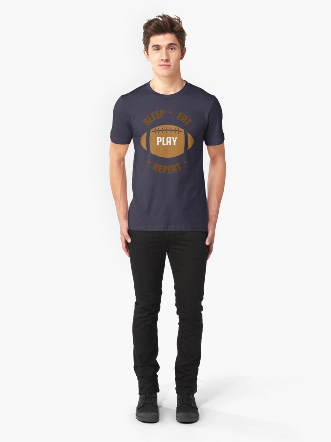 Alternate view of Sleep Eat Play Repeat Slim Fit T-Shirt