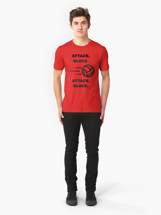 Alternate view of Attack Block, Attack Block Soccer Tee Slim Fit T-Shirt