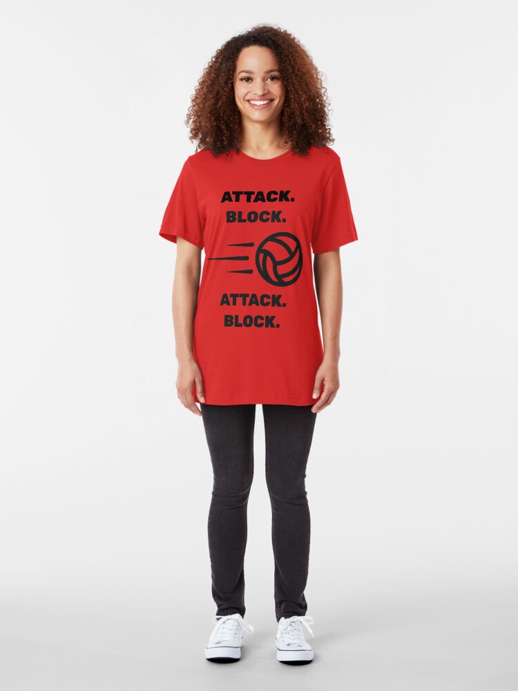 Alternate view of Attack Block, Attack Block Soccer Tee Slim Fit T-Shirt