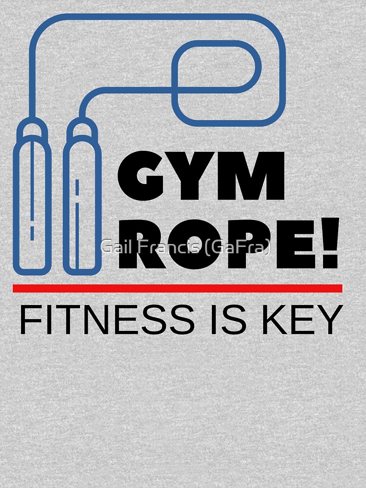 Gym Rope Fitness is key by TriniArtStudio