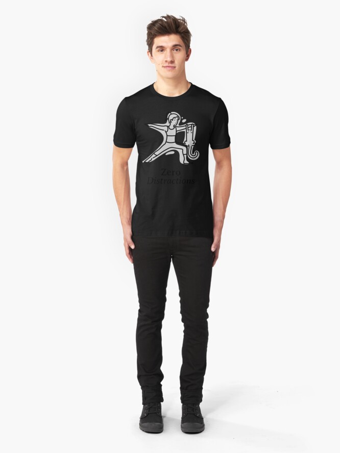 Alternate view of Zero Distraction Yoga Tee Slim Fit T-Shirt