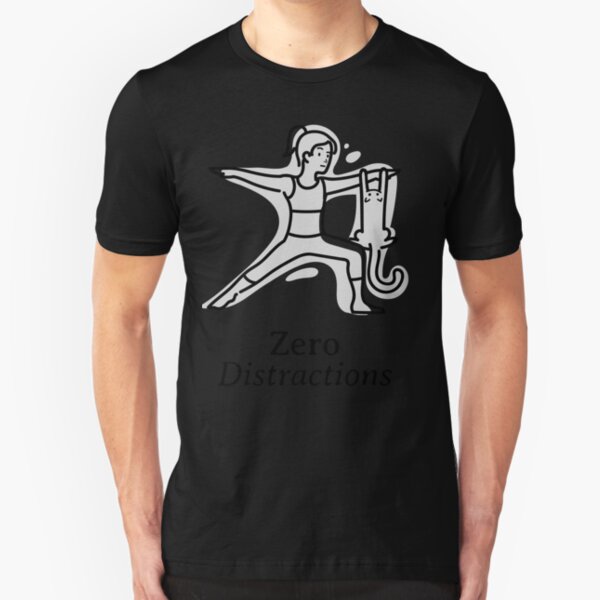 Zero Distraction Yoga Tee Slim Fit T-Shirt