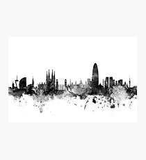 Barcelona Spain Skyline Photographic Print
