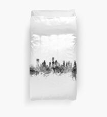 Houston Texas Skyline Duvet Cover