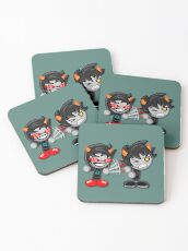Homestuck: Terezi and Karkat Coasters