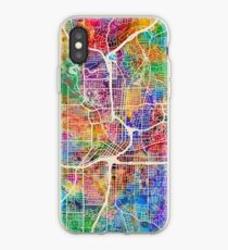 Atlanta Georgia City Map iPhone Case