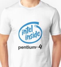 old school pentium 4 logo Unisex T-Shirt