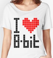I Love 8-bit <3 Women's Relaxed Fit T-Shirt