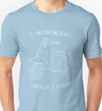 Downtown on a Moped Unisex T-Shirt