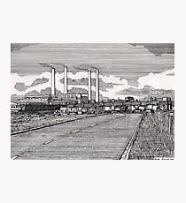 201 - BLYTH POWER STATION - DAVE EDWARDS - INK - 1995 Photographic Print