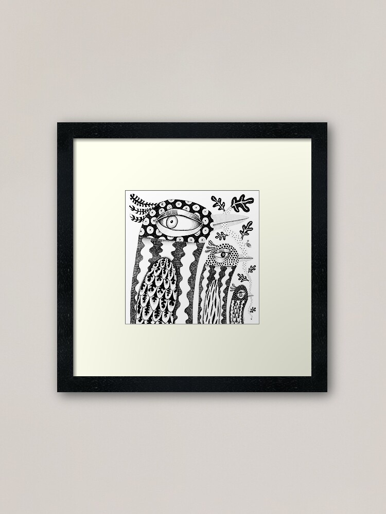 Alternate view of Let’s stick together Framed Art Print