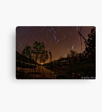 Star Trails in Ceceles Canvas Print