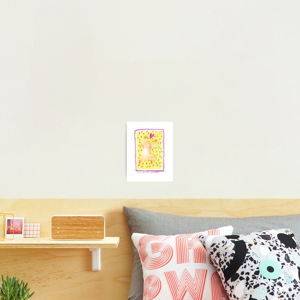 Big Foot - BFF Photographic Print