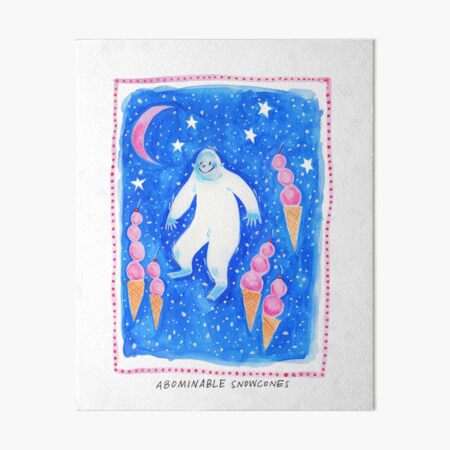 Abominable Snowcones Art Board Print