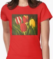 Tulip Time Women's Fitted T-Shirt