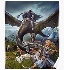 Eowyn and the Nazgul Poster