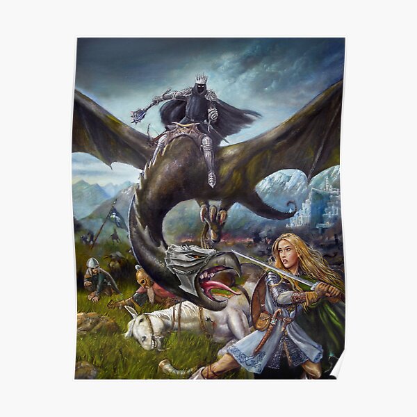 Eowyn and the Nazgul Poster
