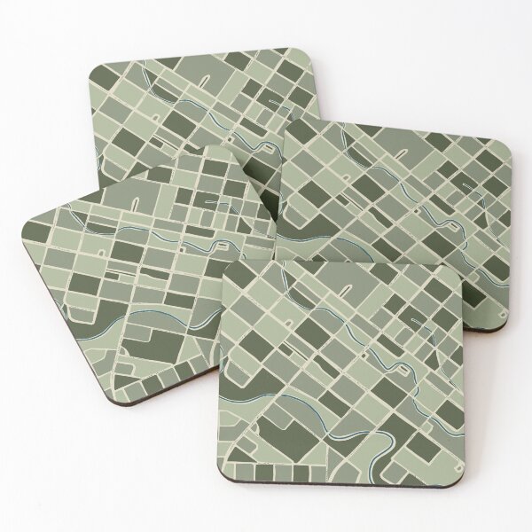 Fredericksburg, Texas Coasters (Set of 4)