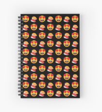 Love Sushi Emoji JoyPixels Funny Sushi Lover Spiral Notebook