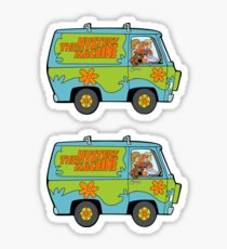 Scooby Doo Mystery Machine Shirt Sticker Sticker