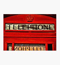 Telephone Photographic Print