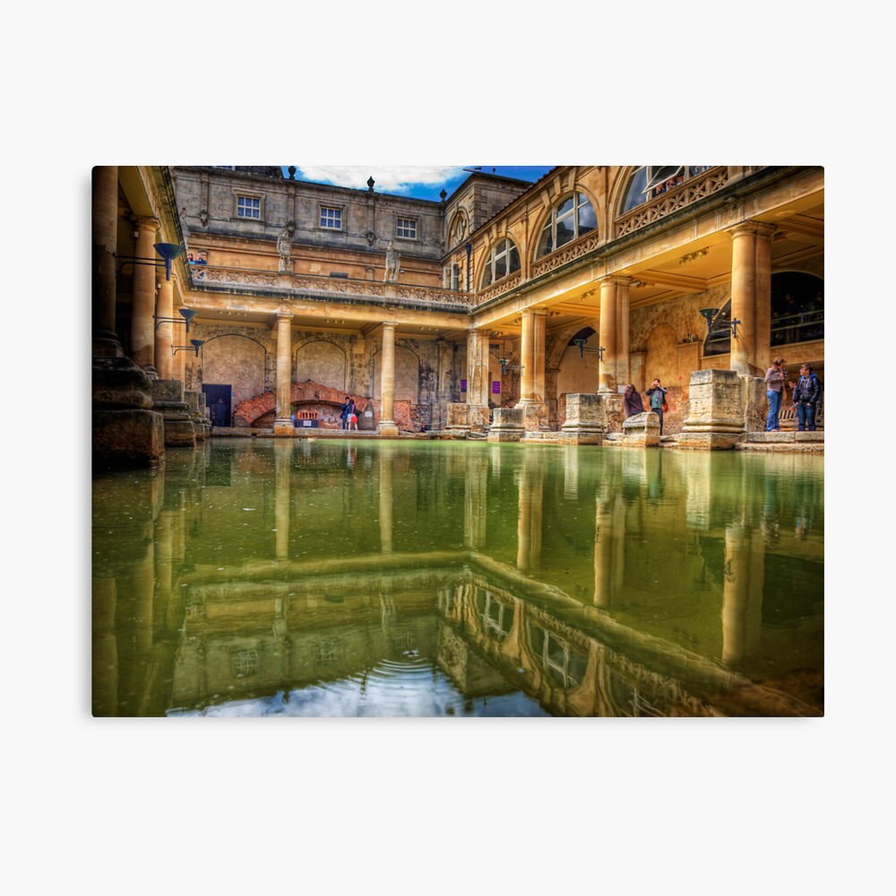 The Great Bath, in Bath, U.K. Canvas Print