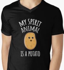 My Spirit Animal Is A Potato V-Neck T-Shirt