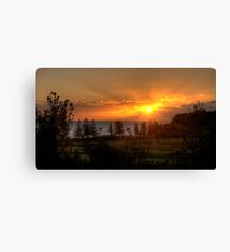 Sunrise at Long Reef Canvas Print