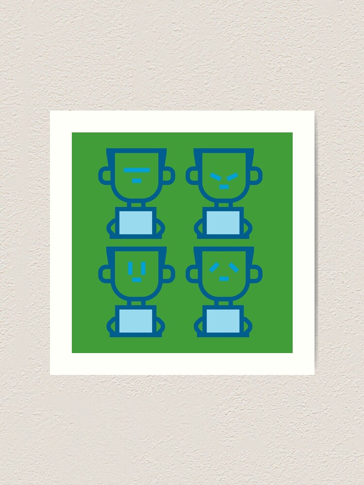 Alternate view of Expressions Art Print