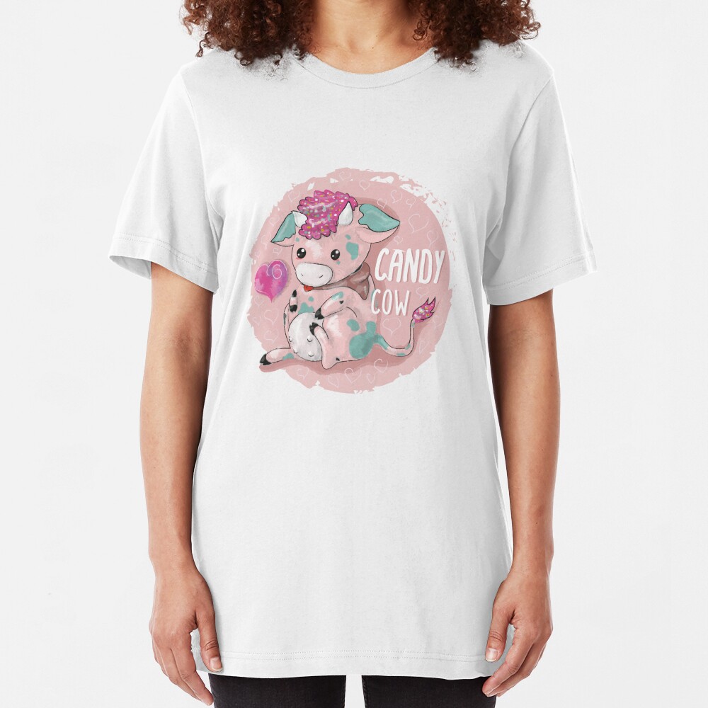 candy Cow Slim Fit T-Shirt