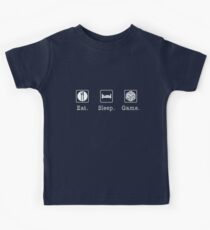 Eat. Sleep. Game. - D20 Kids Tee