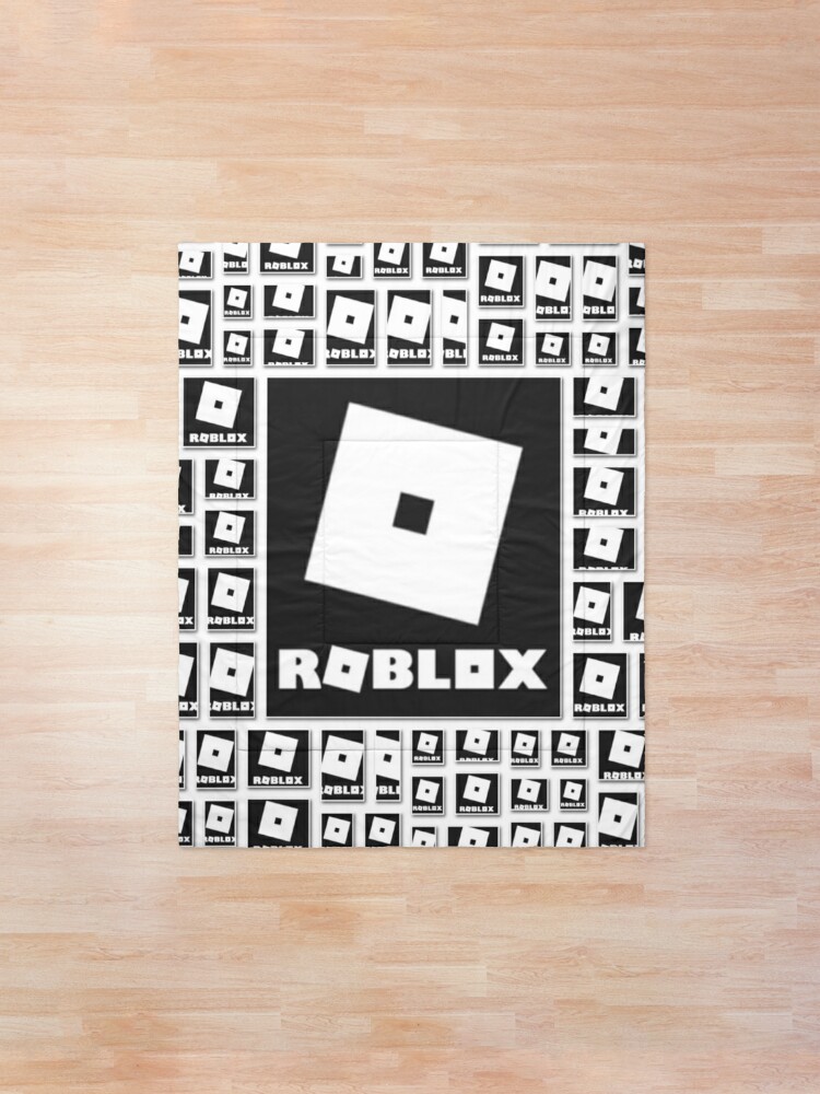 Roblox Center Logo In The Dark Comforter By Best5trading Redbubble - gift roblox photographic print by greebest redbubble