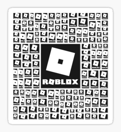 Red Square Sticker By Thebeatlesart Redbubble - roblox logo case skin for samsung galaxy by zminme redbubble