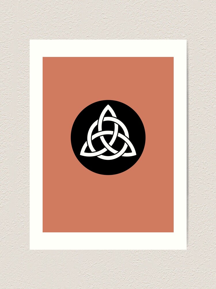 Alternate view of Celtic Triquetra Knot Art Print
