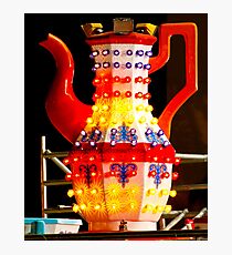 Tea cup ride at Surfers Paradise Photographic Print
