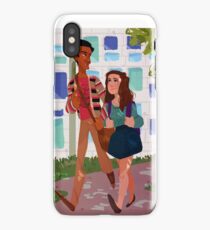 walkin to class iPhone Case/Skin