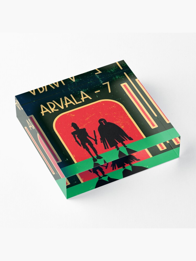 Alternate view of Arvala-7 Acrylic Block