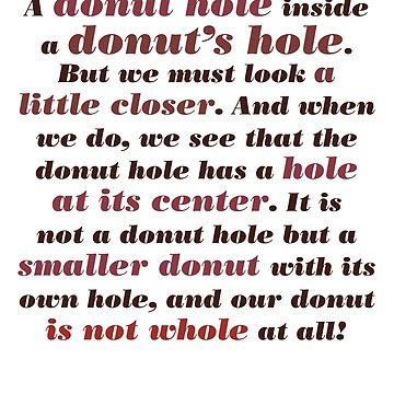 Full Quote: A Donut Hole Within A Donut's Hole, Knives Out Throw