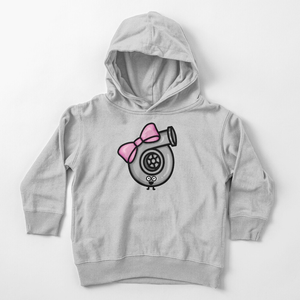 Cutest Turbo - Pink Bow Toddler Pullover Hoodie