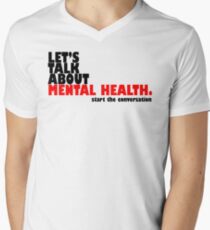 Start the Conversation - Mental Health Men's V-Neck T-Shirt