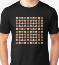 Camiseta ajustada Amor Panda Emoji Alegría Pixeles Encantadores Lindos Divertidos Pandas