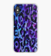 Leopard Print iPhone Case - Purple iPhone Case