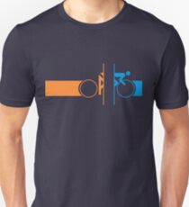 Bike Stripes Portal Slim Fit T-Shirt