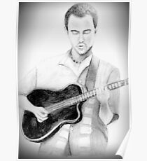 Dave Matthews Skizze Poster