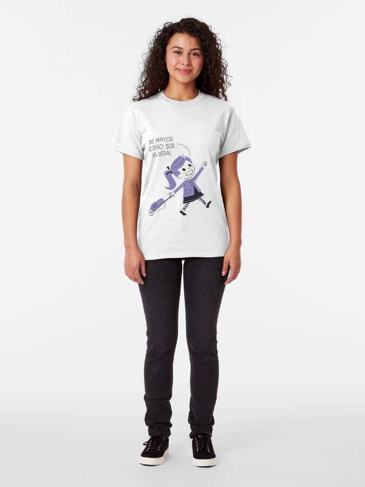 Vista alternativa de Camiseta clásica Niña salsera